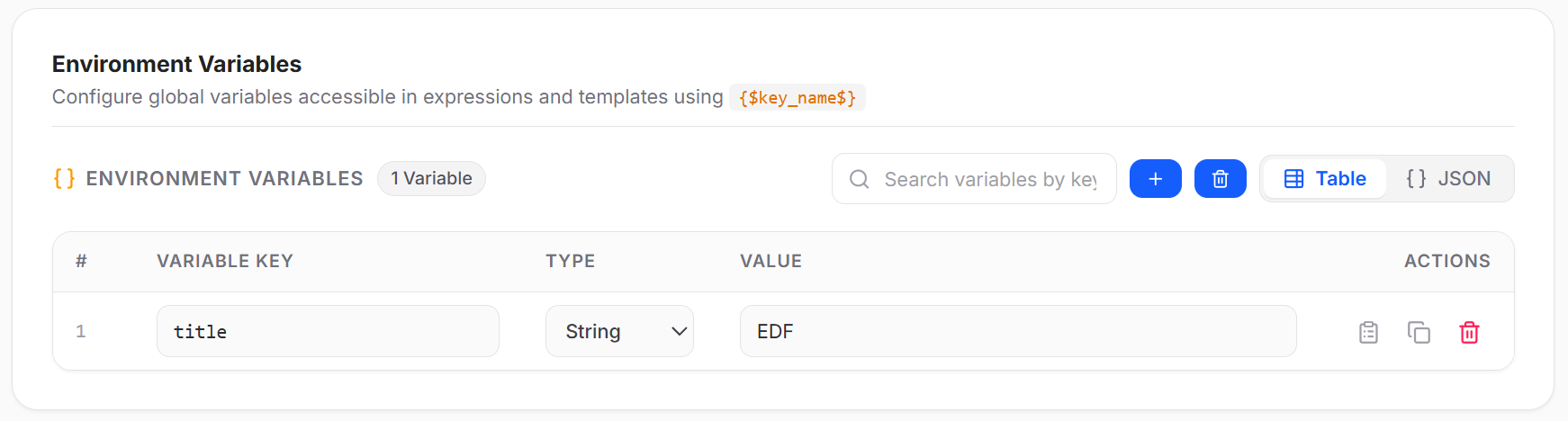 Environment Variables