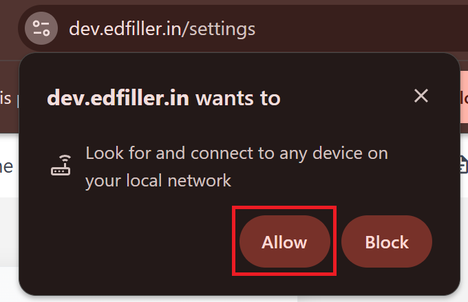 Extension Server Settings